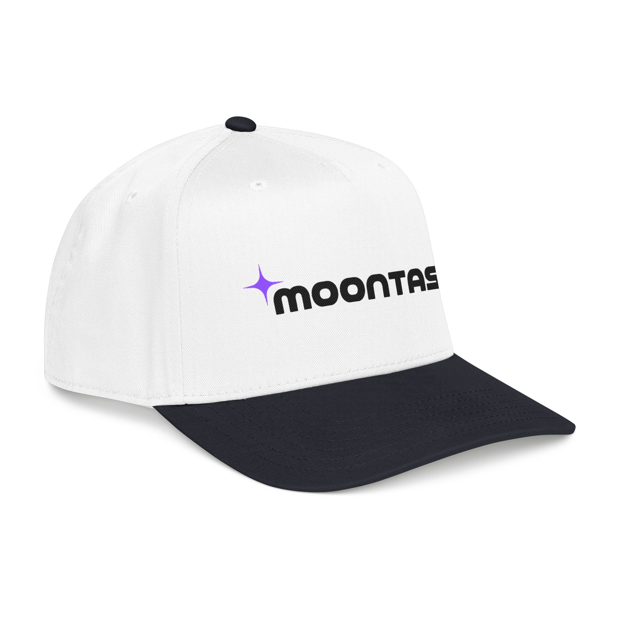 Moontask logo Mid Profile Baseball Cap | Space Star, Tech Branding