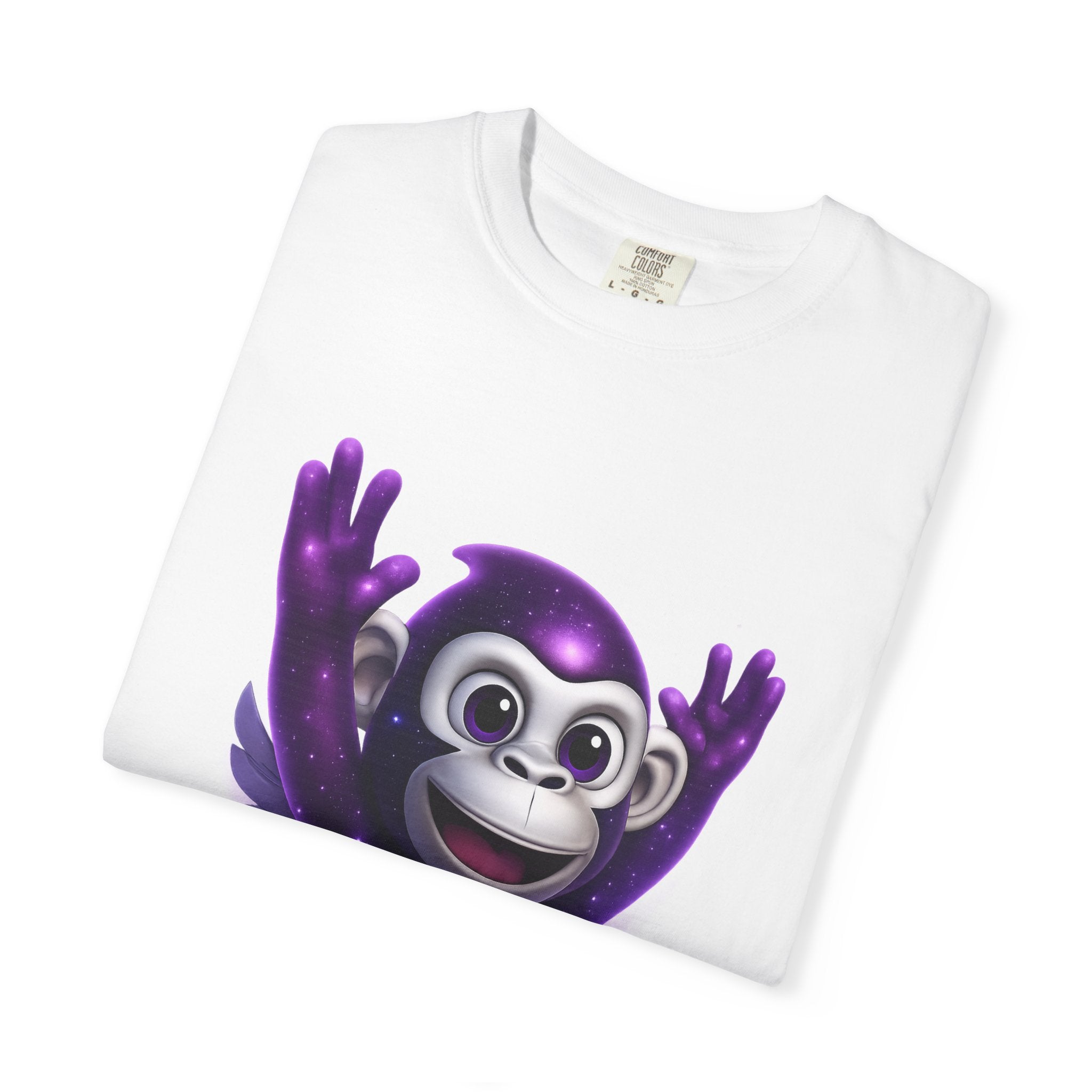 Galaxy Ape T-shirt | Space Monkey Illustration, Cute Cosmic Character