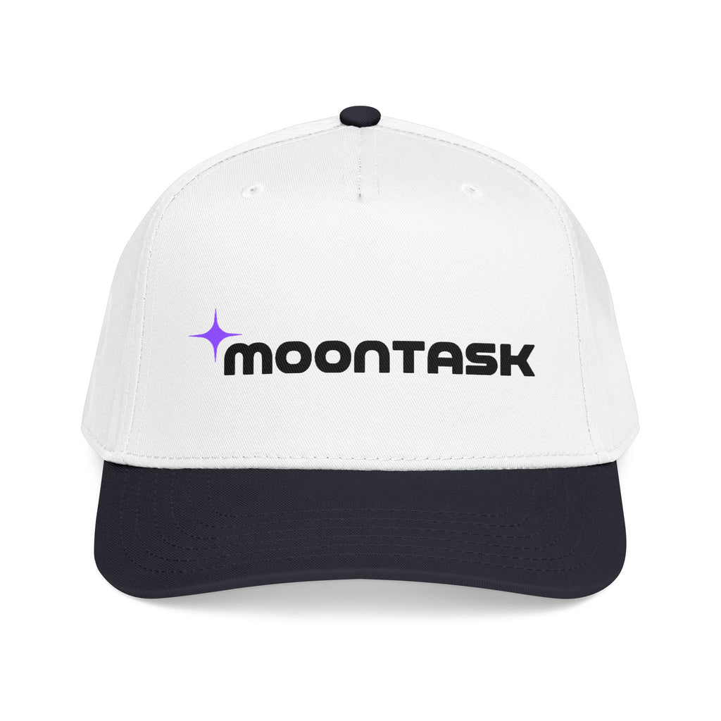 Moontask logo Mid Profile Baseball Cap | Space Star, Tech Branding