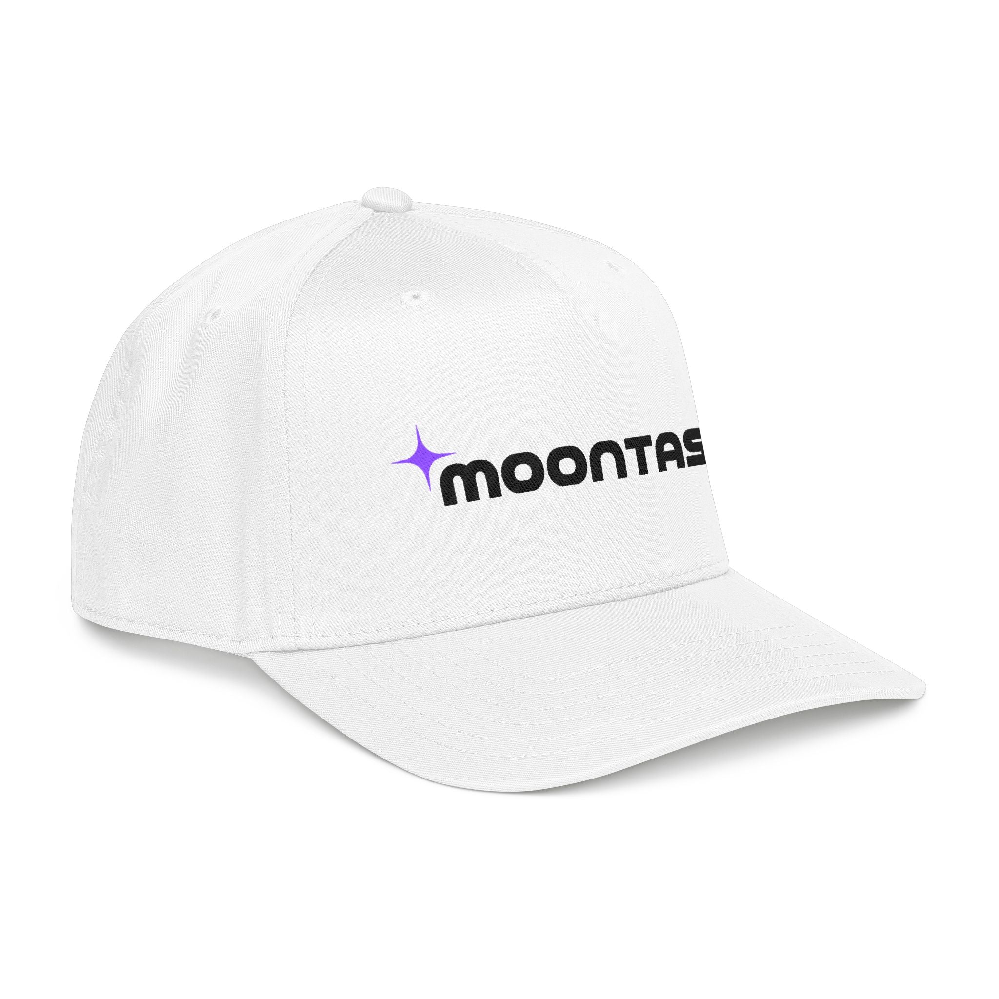 Moontask logo Mid Profile Baseball Cap | Space Star, Tech Branding