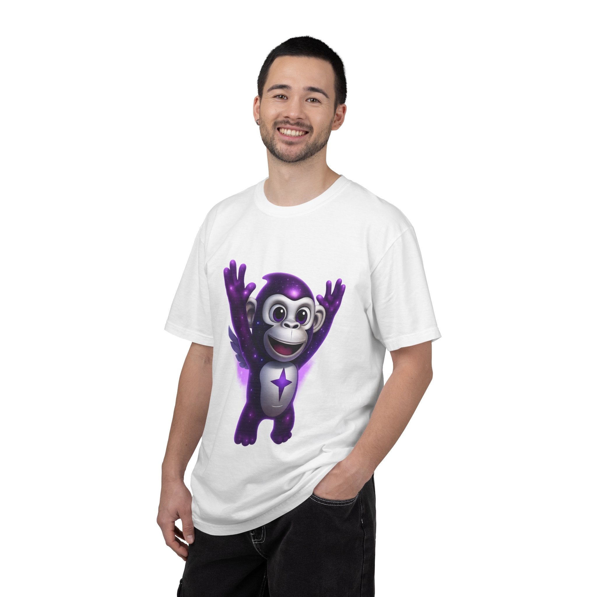 Galaxy Ape T-shirt | Space Monkey Illustration, Cute Cosmic Character