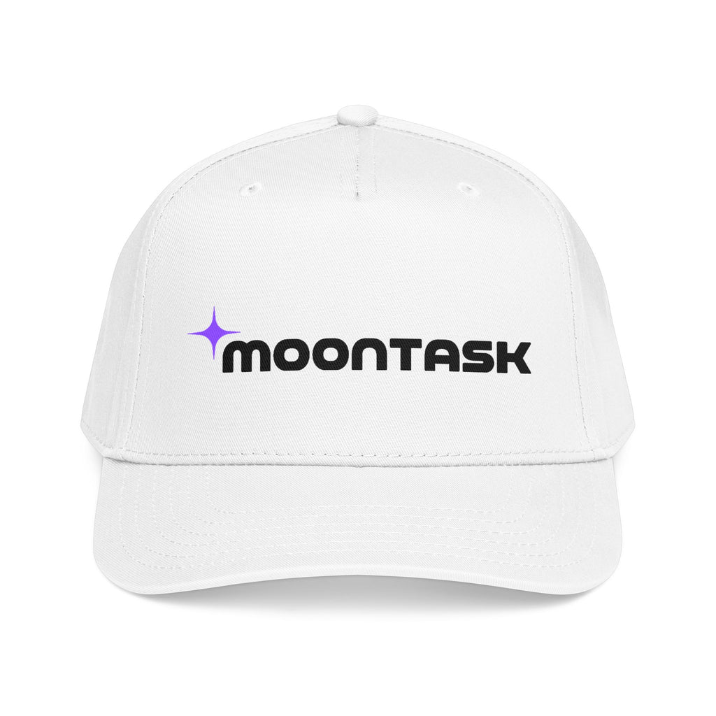 Moontask logo Mid Profile Baseball Cap | Space Star, Tech Branding
