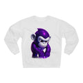 Galaxy Gorilla Crewneck Sweatshirt | Purple Space Ape Moontask
