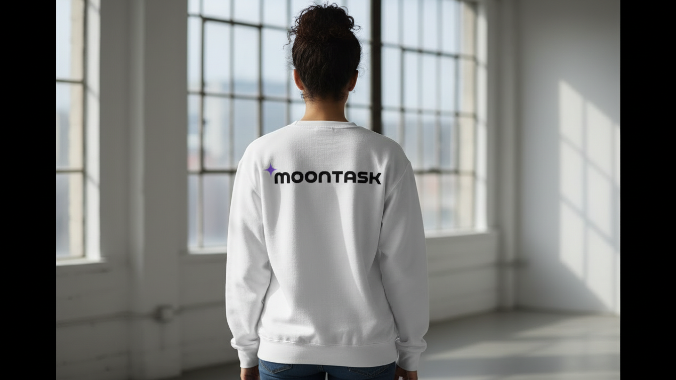 Galaxy Gorilla Crewneck Sweatshirt | Purple Space Ape Moontask